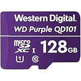 Western Digital Memoria MicroSDXC Purple - 128GB - Clase 10 - U1 - para Videovigilancia